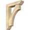 Ekena Millwork Westlake Slat Rough Sawn Bracket w/ Offset Brace, Douglas Fir, 6"W x 24"D x 32"H BKT0604X24X32WTL06RDF - alternate 1